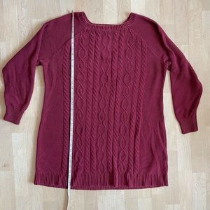 Old Navy cable knit sweater tunic dress